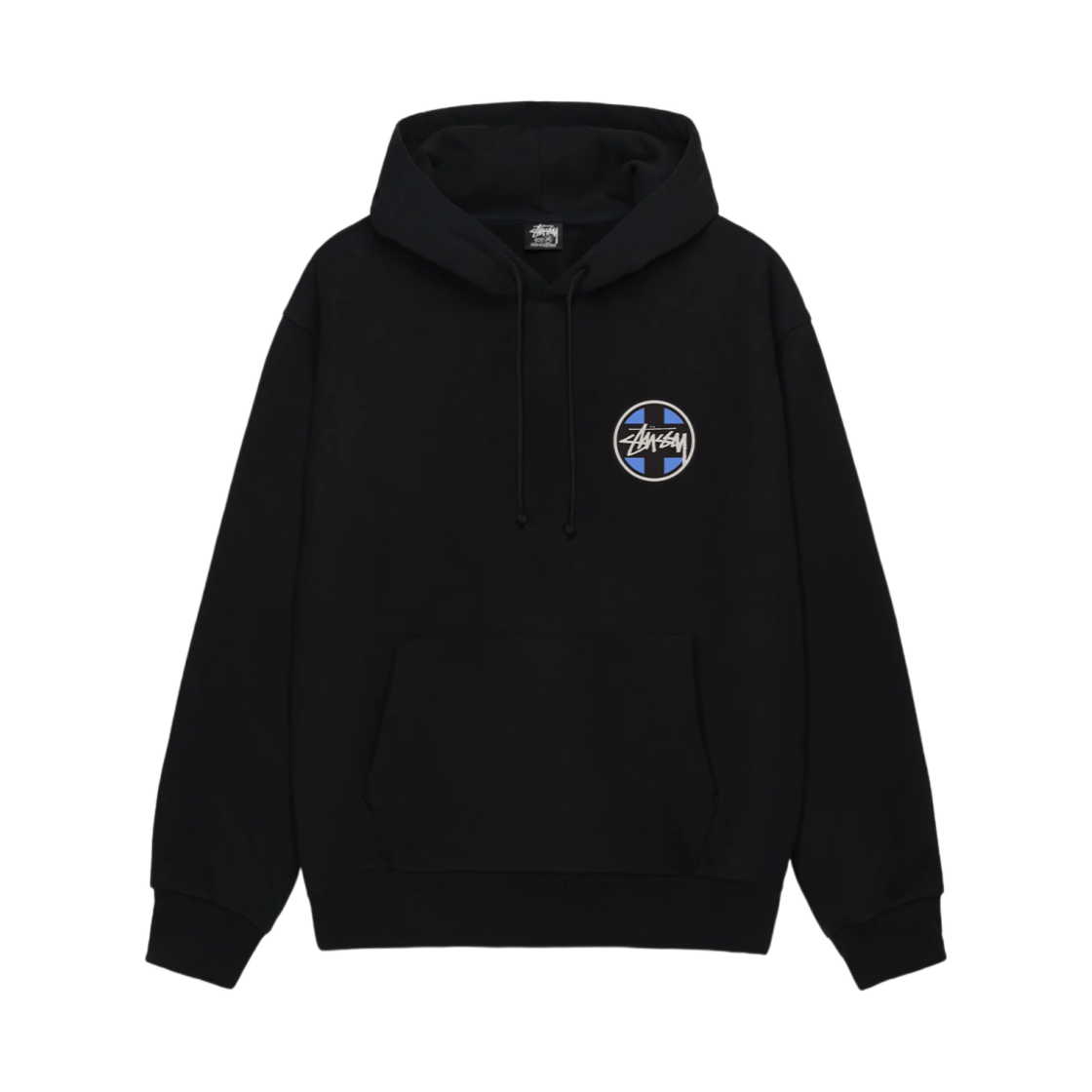 스투시 크로스 닷 후디 블랙(Stussy Cross Dot Hoodie Black) - 2
