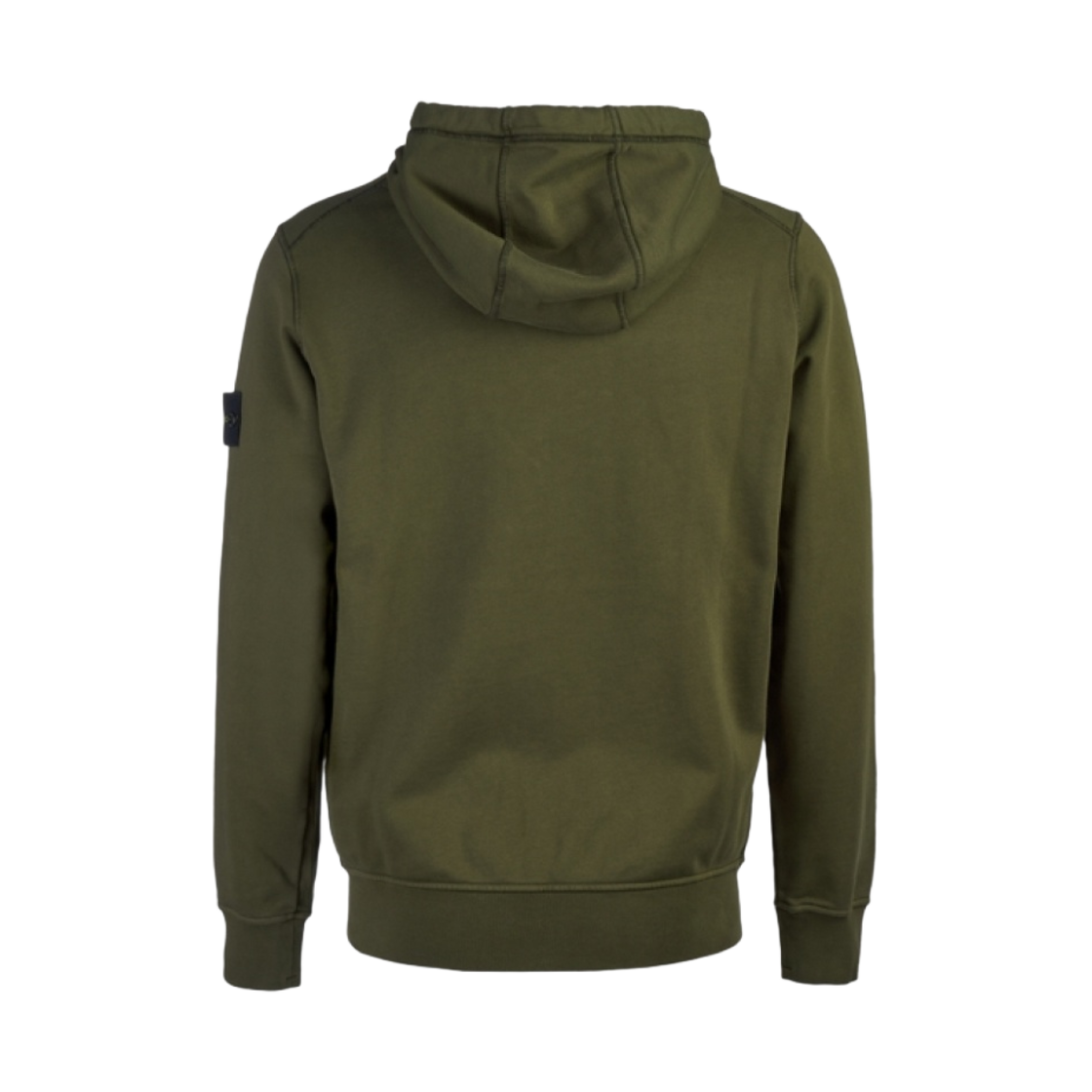 스톤 아일랜드 64251 가먼트 다이드 코튼 플리스 풀 집 후드 스웨트셔츠 올리브 그린 - 23FW(Stone Island 64251 Garment Dyed Cotton Fleece Full Zip Hooded Sweatshirt Olive Green - 23FW) - 2