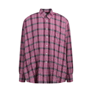 (W) Our Legacy Borrowed BD Shirt Cerise Memory Check