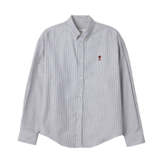 AMI de Coeur Boxy Fit Shirt Black Natural White