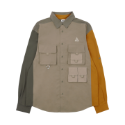 Nike ACG Dri-Fit UV Devastation Trail Shirt Khaki Olive Gold - Asia