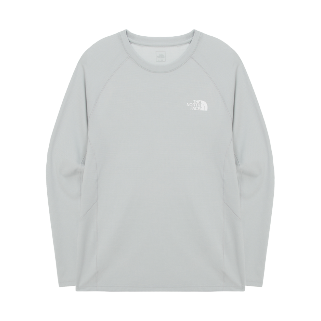 NT7TR02C The North Face Bisti L/S Round T-Shirt Cool Gray - 25SS