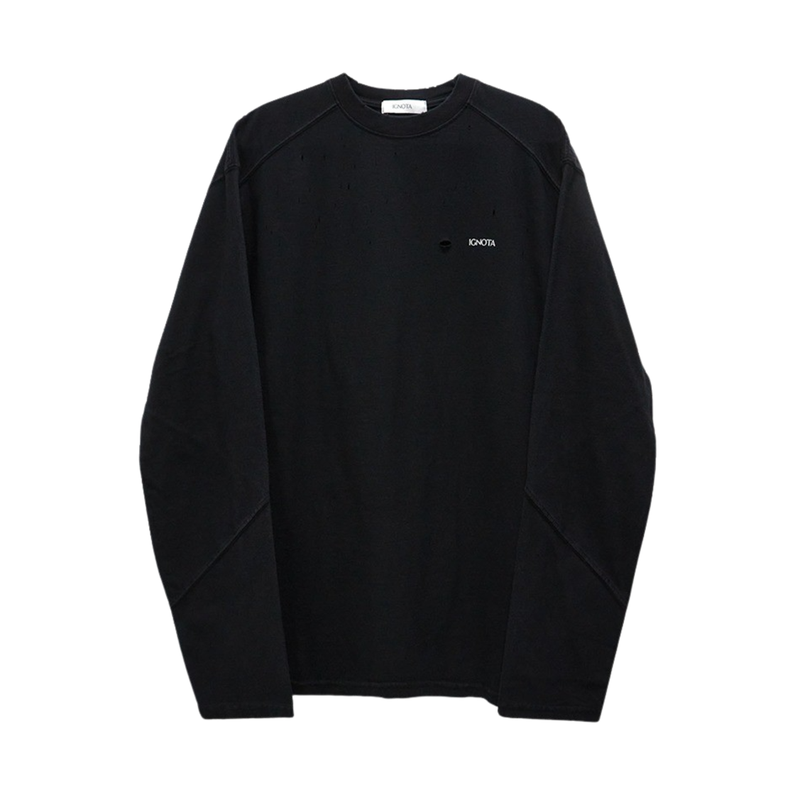 이그노타 코어:7 타입.2 솔라 이클립스 롱 슬리브 티셔츠 블랙(Ignota Core:7 Type.2 Solar Eclipse Long Sleeve T-Shirt Black) - 1