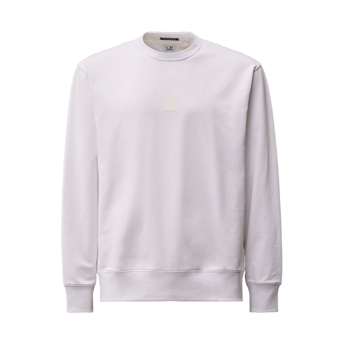 17CLSS032A006452W101 C.P. Company Stretch Cotton Sweatshirt White - 24FW