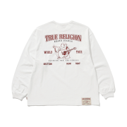 True Religion O.G Logo LS T-Shirt MK2 White