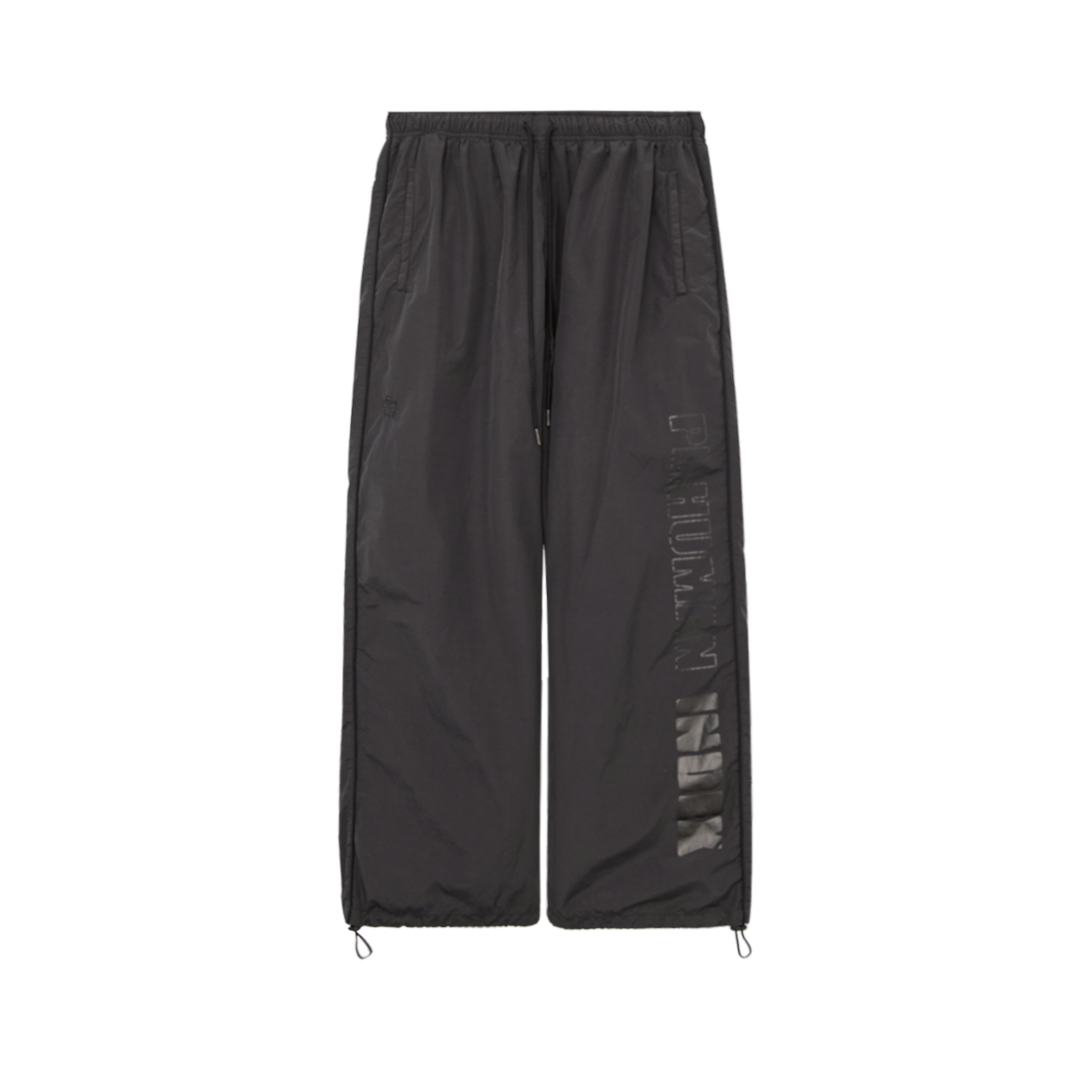 폴리테루 휴먼인덱스 인덱스 클래식 레터링 트랙 팬츠 차콜 브라운