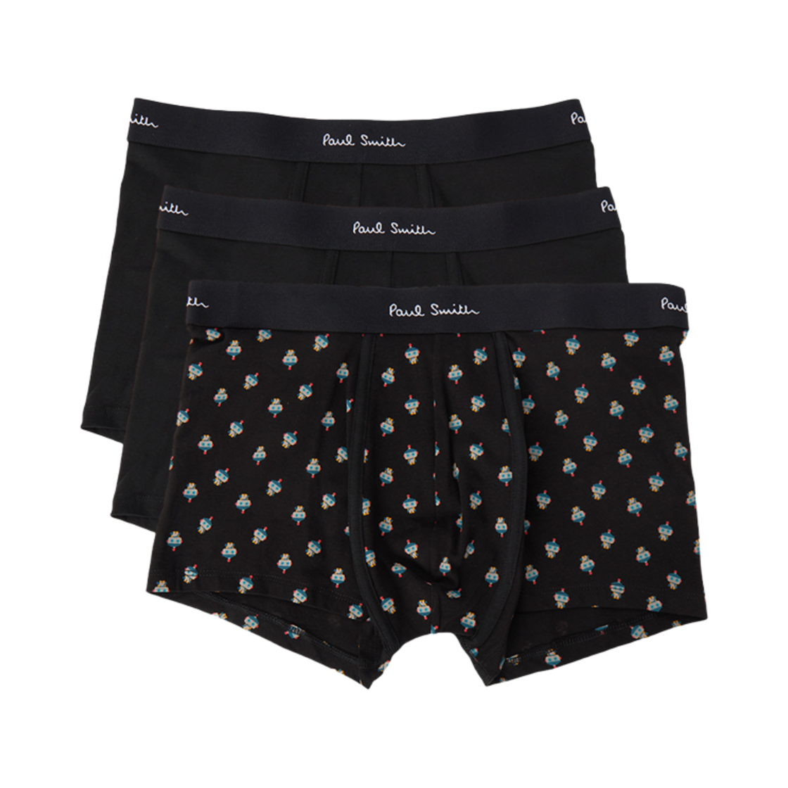 M1A-914-P3PK67-79 Paul Smith Underwear Black (3 Pack)