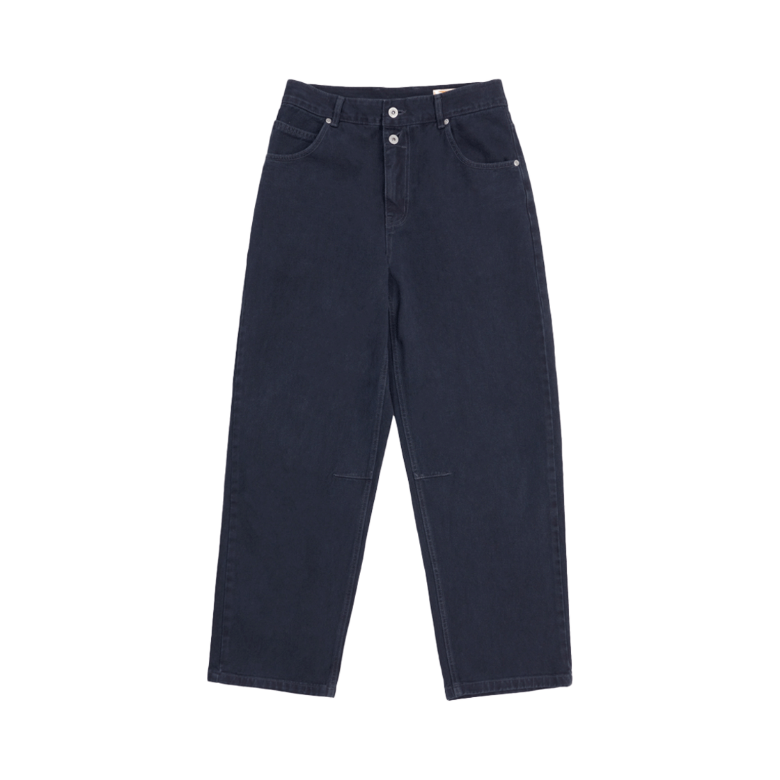 헬로선라이즈 워싱 투버튼 데님 팬츠 네이비(Hello Sunrise Washed Two Button Denim Pants Navy)