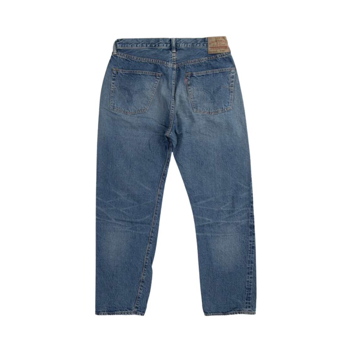 웨어하우스 로트 세컨드 핸드 1101 팬츠 유즈드 워시 라이트 인디고(Warehouse & Co. Lot 2nd-Hand 1101 Pants Used Wash Light Indigo) - 2