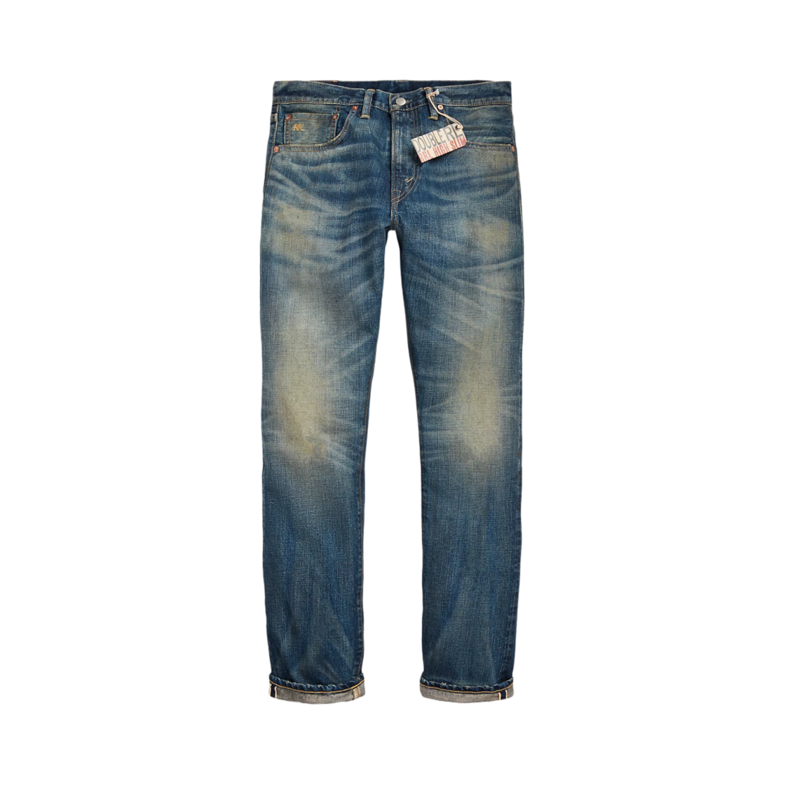 648472 Double RL Hight Slim Yosemite Selvedge Jeans Yosemite Wash
