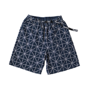 Kapital 8 oz. Denim Folk Dojo Embroidery Easy Shorts Indigo