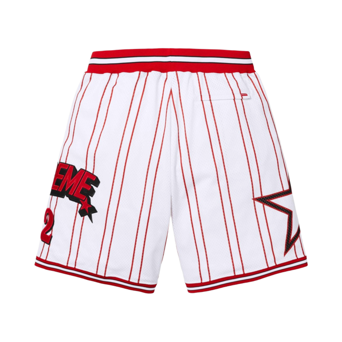 슈프림 스타 베스킷볼 쇼츠 화이트 - 24SS(Supreme Star Basketball Short White - 24SS) - 2
