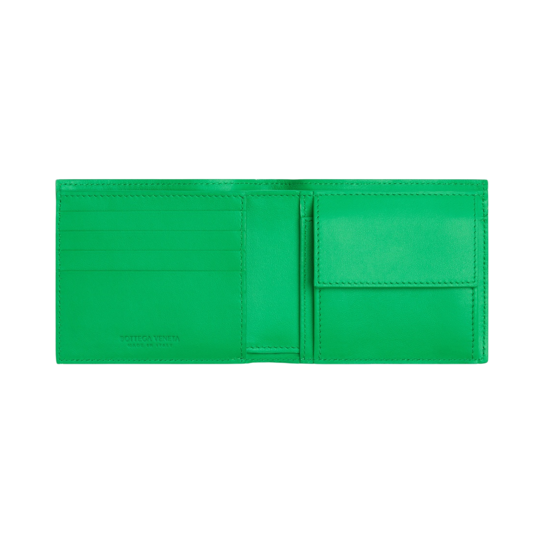 보테가 베네타 코인 반지갑 패러킷(Bottega Veneta Bi-Fold Wallet with Coin Purse Parakeet) - 2