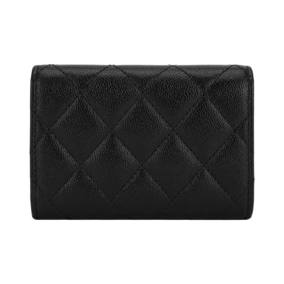 샤넬 스몰 플랩 지갑 그레인드 카프스킨 & 골드 메탈 블랙(Chanel Small Flap Wallet Grained Calfskin & Gold Black) - 2