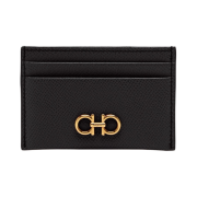 Ferragamo Gancini Credit Card Holder Black
