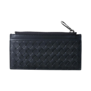 Bottega Veneta Zipped Card Case Navy