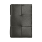 Bottega Veneta Flap Card Case Light Graphite