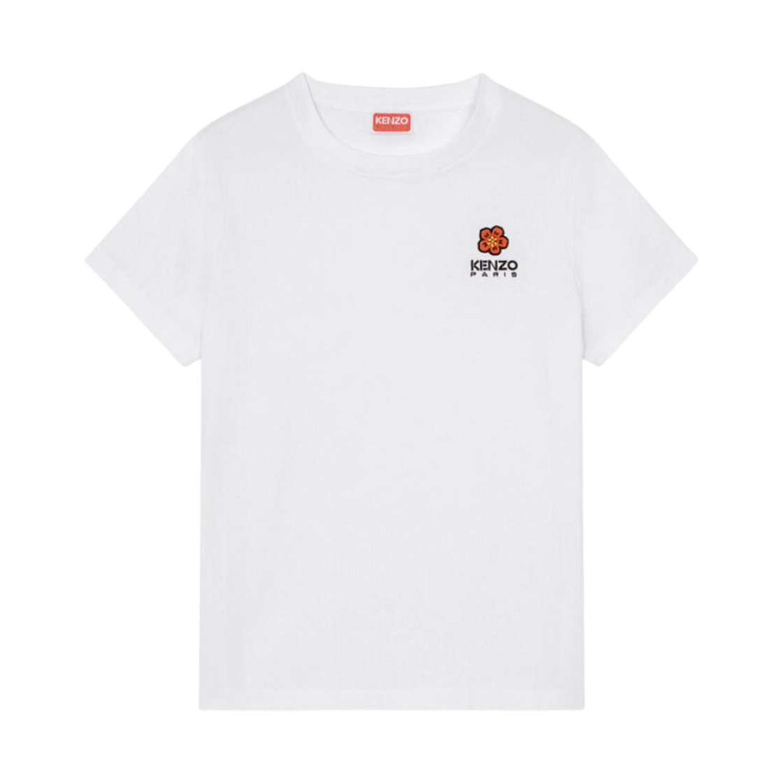 (W) 겐조 보케 플라워 크레스트 티셔츠 화이트((W) Kenzo Boke Flower Crest T-Shirt White) - 1
