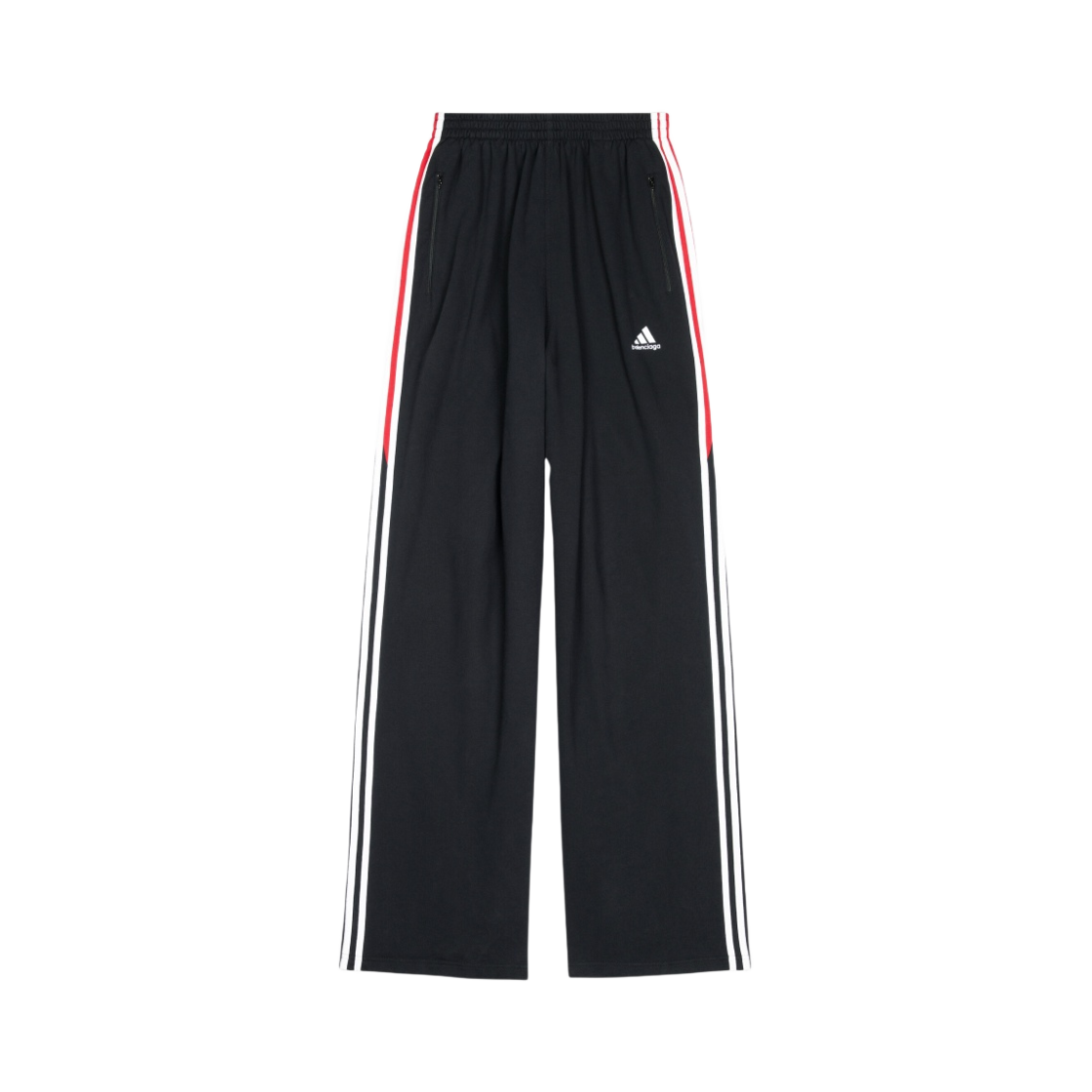 723970TNVN56278 Balenciaga x Adidas Fleece Baggy Sweatpants Black