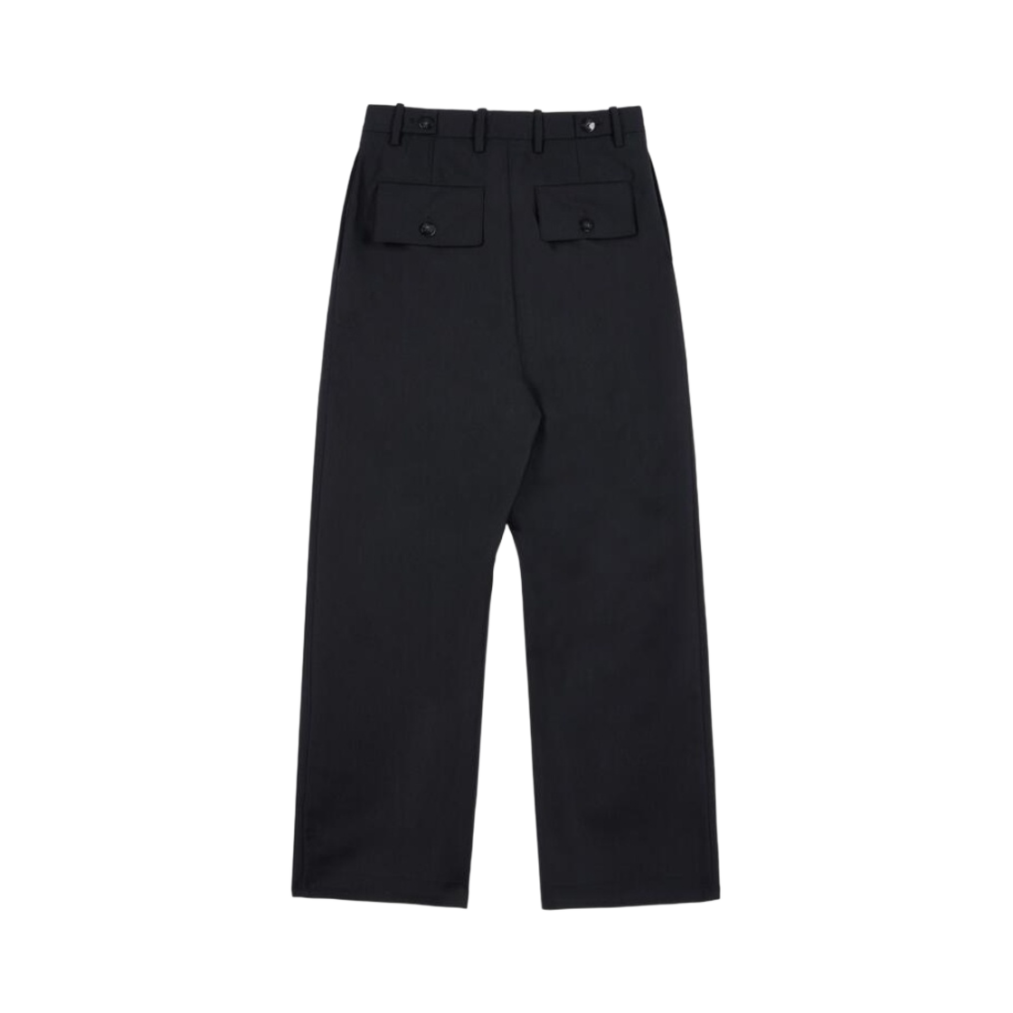 (W) 다이닛 오버랩 와이드 트라우저 네이비((W) Deinet Overlap Wide Trouser in Navy) - 2