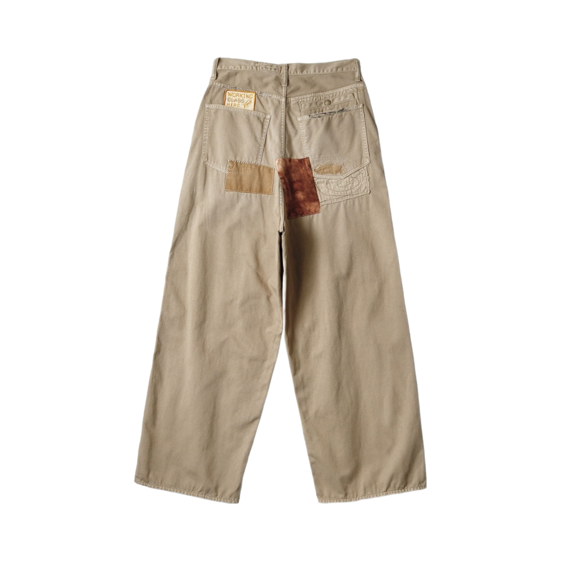 캐피탈 가츠라기 포트 배기 팬츠 베이지(Kapital Katsuragi Port Baggy Pants Beige) - 2