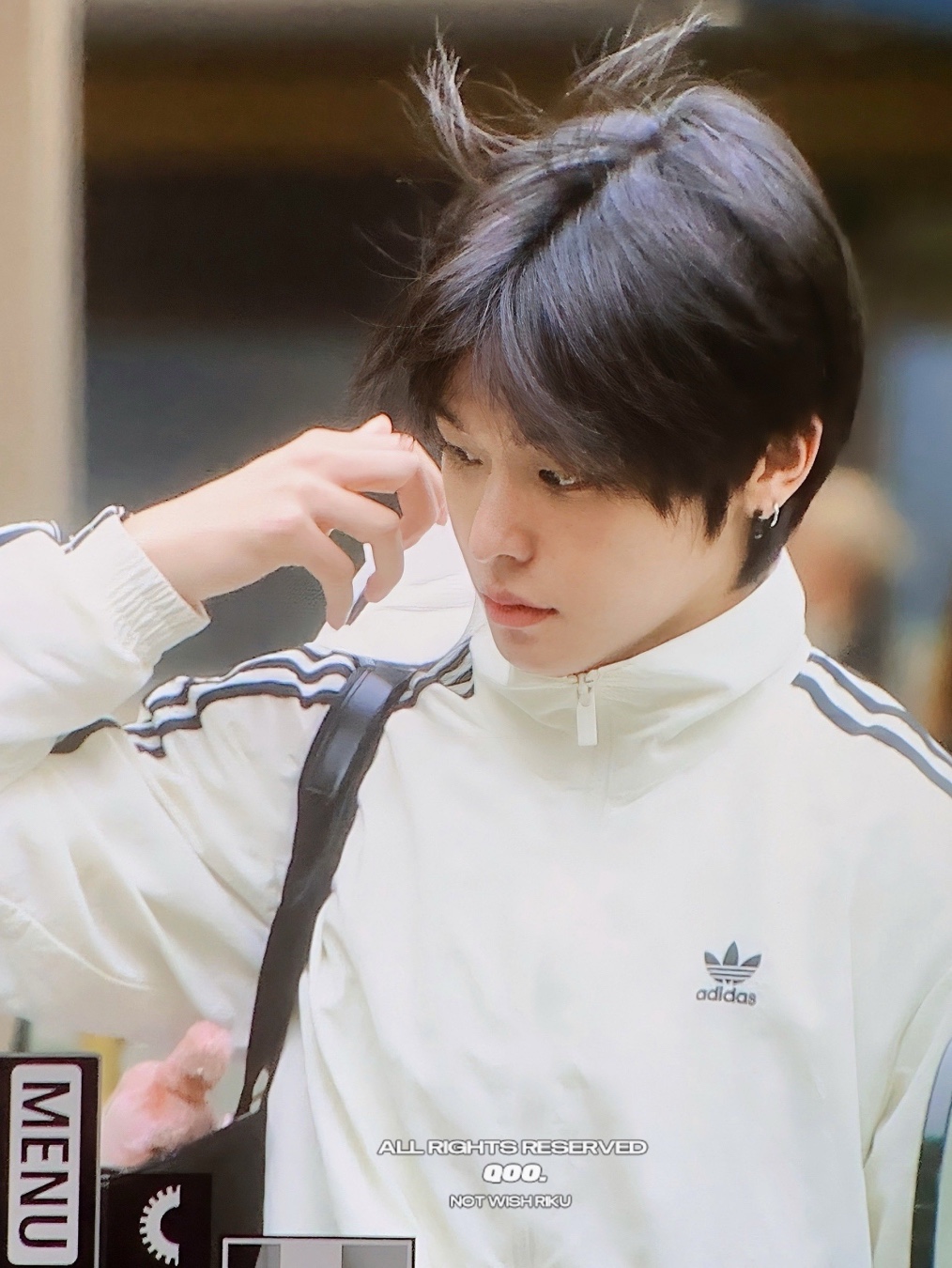 Adidas Originals Firebird Track Top Off White - KR Sizing 착용 스타일 - 4