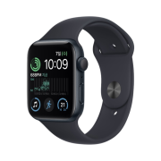 Apple Watch SE 44mm GPS Midnight Aluminum Case with Sport Band Midnight (Korean Ver.)