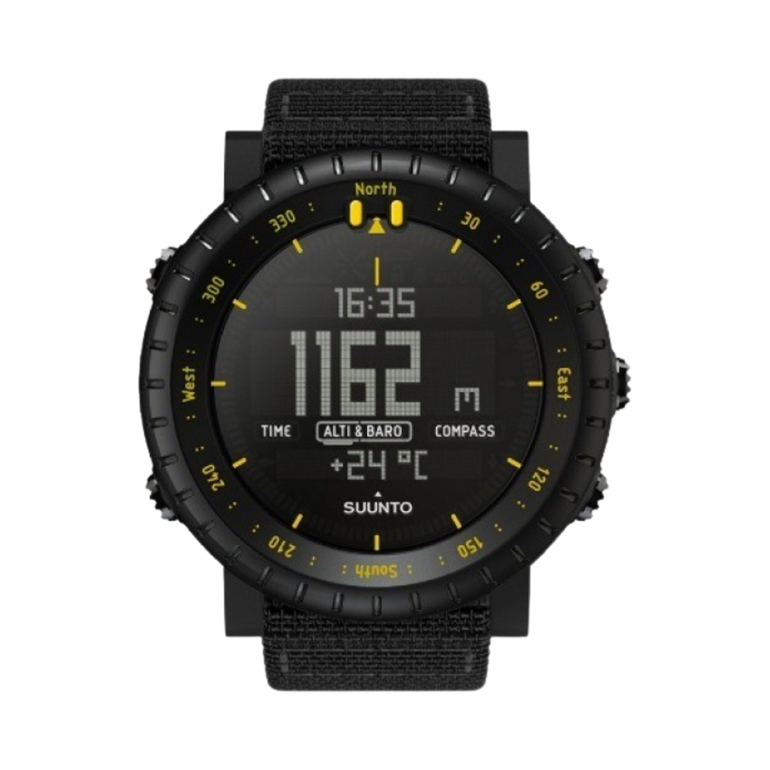 순토 코어 49.1mm 알루미늄 블랙 옐로우 (국내 정식 발매 제품)(SUNNTO Core 49.1mm Aluminium Black Yellow (Korean Ver.)) - 1