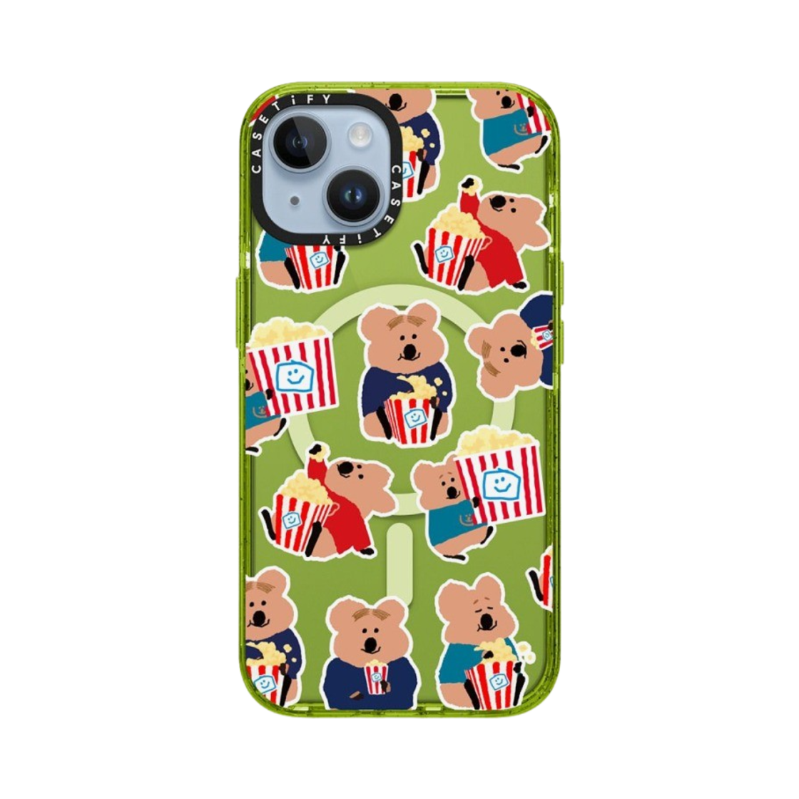 케이스티파이 x 다이노탱 아이폰 스낵 바 어택 맥세이프 임팩트 케이스 키위(Casetify x Dinotaeng iPhone Snack Bar Attack MagSafe Impact Case Kiwi) - 4