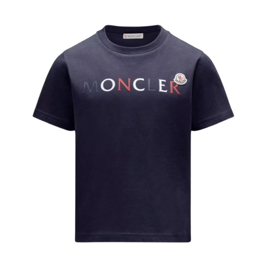 H1-954-8C00037-83907-778 (Kids) Moncler Logo T-Shirt Night Blue - 22SS