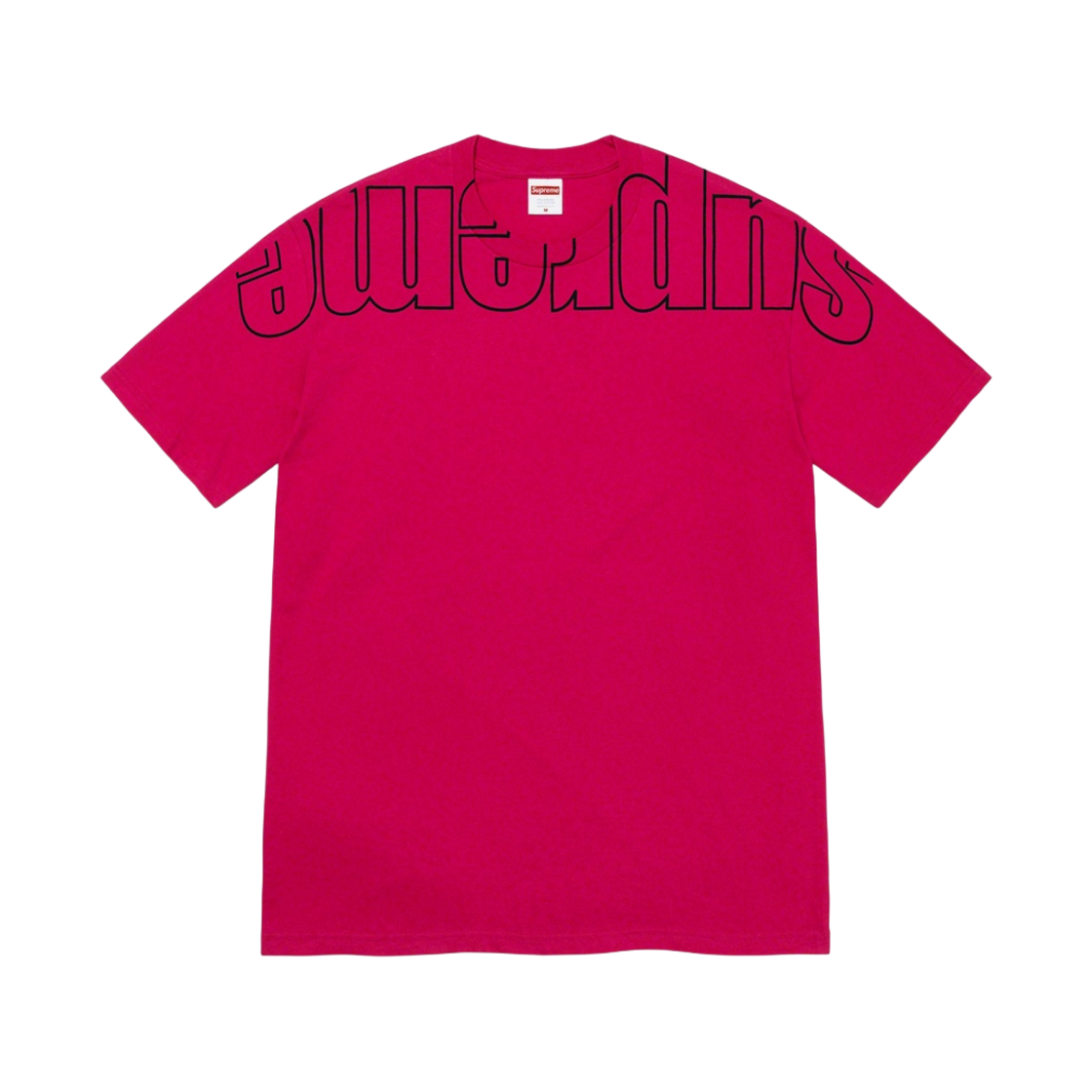 슈프림 업사이드 다운 티셔츠 마젠타 - 22FW(Supreme Upside Down T-Shirt Magenta - 22FW) - 1