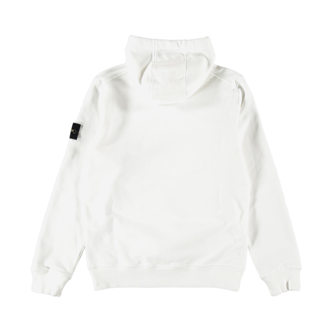 스톤 아일랜드 64151 코튼 플리스 후드 스웨트셔츠 화이트 - 21SS(Stone Island 64151 Cotton Fleece Hooded Sweatshirt White - 21SS) - 2