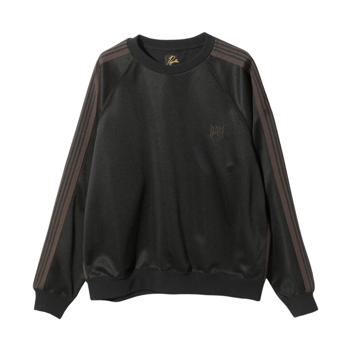 니들스 트랙 크루넥 폴리 스무스 블랙(Needles Track Crew Neck Poly Smooth Black)