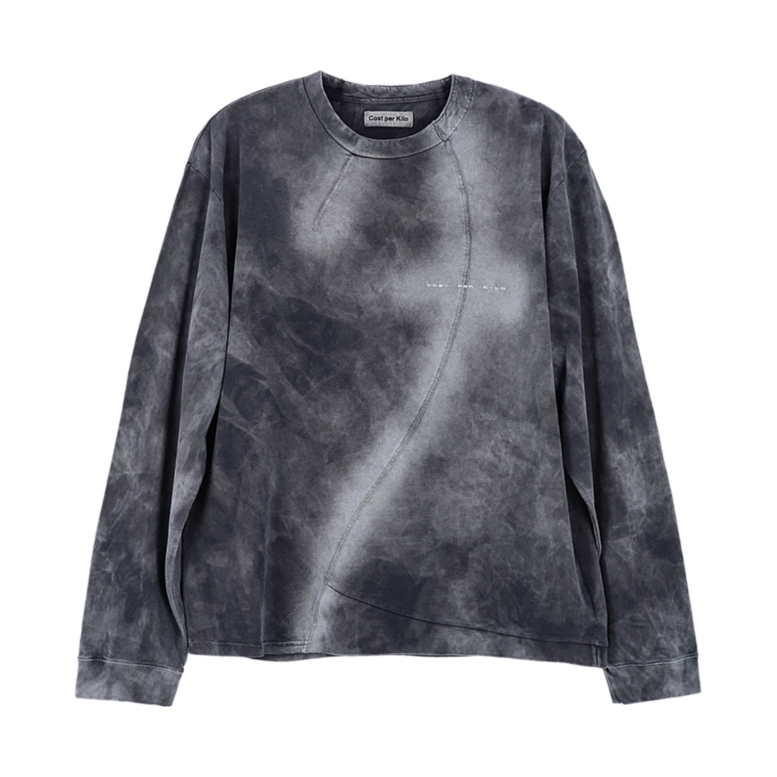 CK24AMTS01NV Cost Per Kilo Asymmetry Crewneck Navy