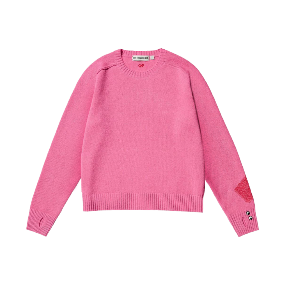 유니클로 x 안야 힌드마치 캐시미어 크루넥 스웨터 핑크 - KR(Uniqlo x Anya Hindmarch Cashmere Crewneck Sweater Pink - KR) - 1