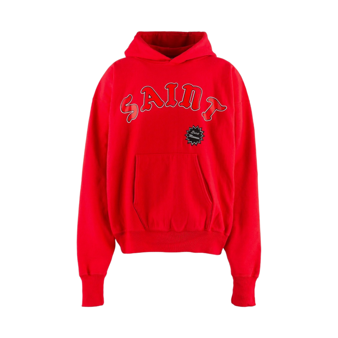 YS8-0000-038 Saint Mxxxxxx Arch Saint Hoodie Red - 24SS