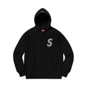 Supreme S Logo Hooded Sweatshirt Black - 18FW