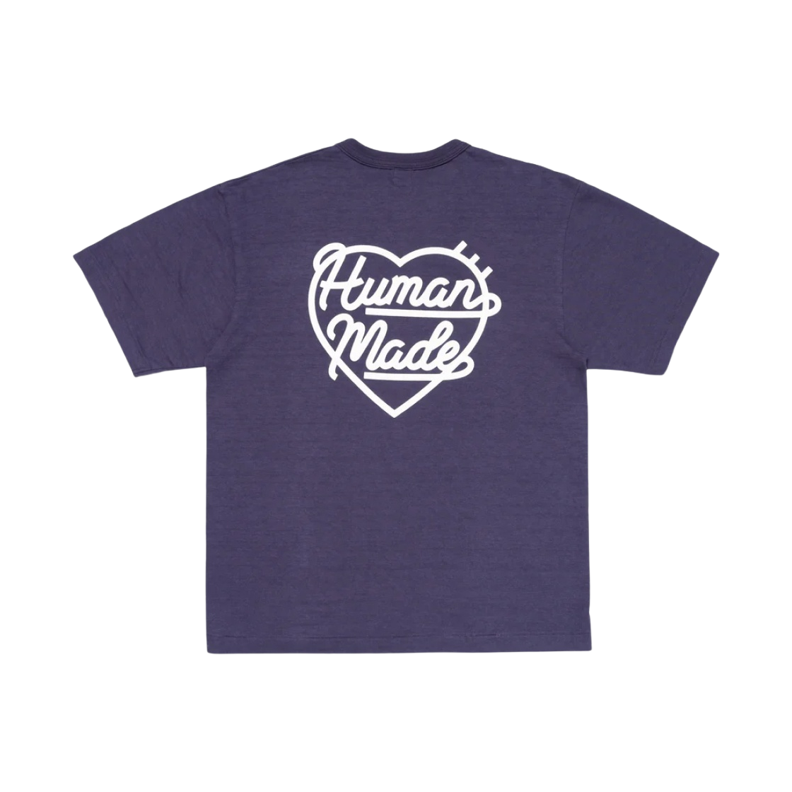 휴먼 메이드 하트 뱃지 티셔츠 네이비