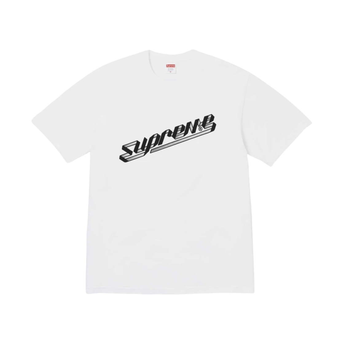 슈프림 배너 티셔츠 화이트 - 23FW