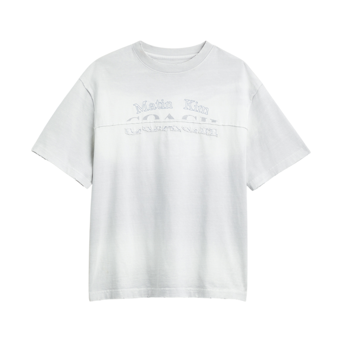 (W) 코치 x 마뗑킴 라지 핏 티셔츠 화이트((W) Coach x Matin Kim Large Fit T-Shirt White)