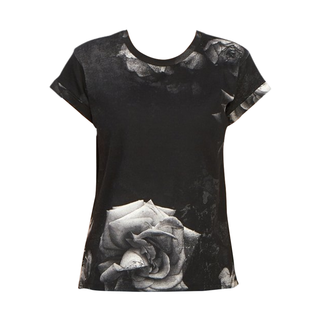 (W) 올 세인츠 로살리아 애나 티셔츠 블랙((W) All Saints Rosalia Anna T-Shirt Black)