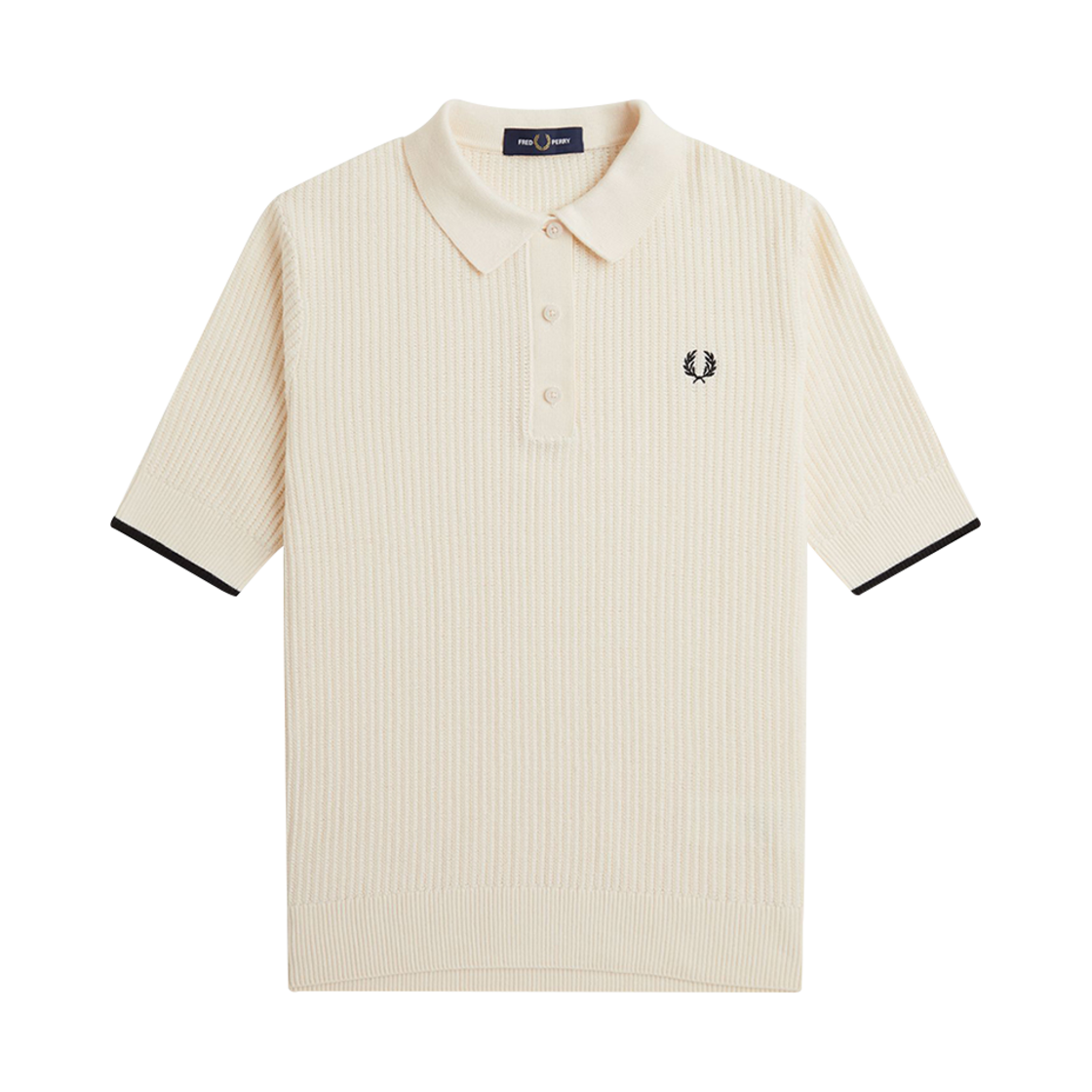 프레드페리 우먼스 메시 니트 폴로 셔츠 실키피치(Fred Perry Womens Mesh Knit Polo Shirt Silky Peach) - 1