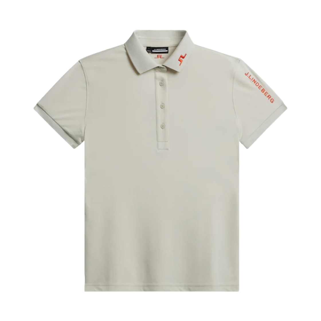 GWJT09006-E031 (W) J.Lindeberg Tour Tech Polo Almond milk