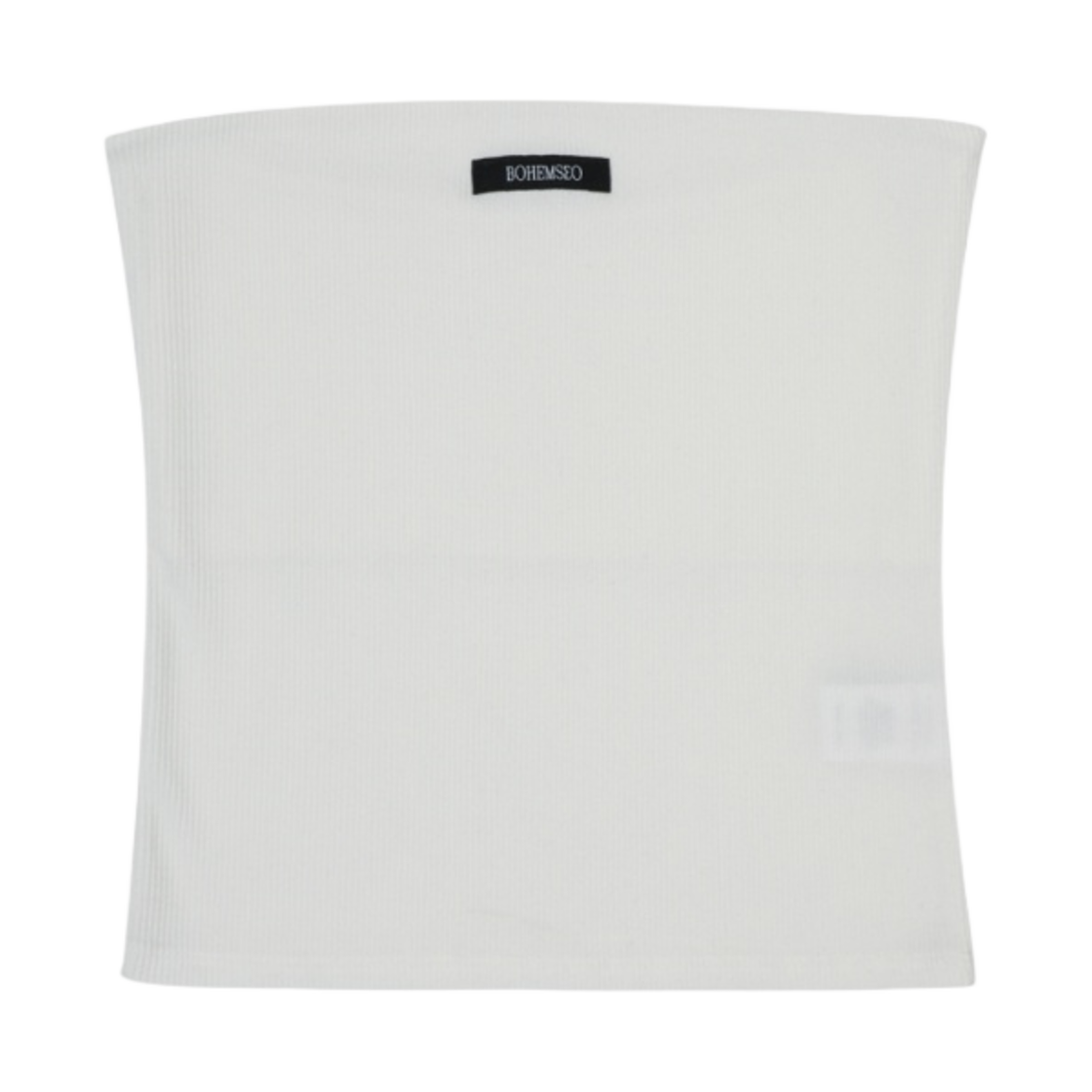 (W) 보헤미안 서울 베이직 튜브 탑 화이트((W) Bohemian Seoul Basic Tube Top White)
