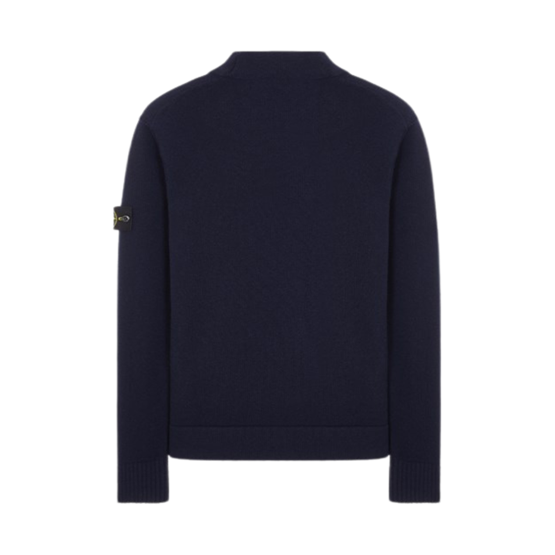 스톤 아일랜드 522B6 질롱 울 모크 터틀넥 니트 네이비 블루 - 23FW(Stone Island 522B6 Geelong Wool Mock Turtleneck Knit Navy Blue - 23FW) - 2