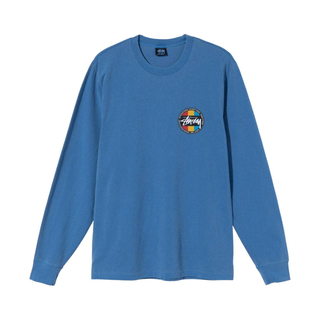 스투시 클래식 닷 다이드 롱슬리브 티셔츠 블루(Stussy Classic Dot Dyed LS T-Shirt Blue) - 2