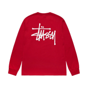 Stussy Basic Stussy LS T-Shirt Dark Red 2022