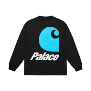Palace x Carhartt WIP Logo Longsleeve Black - 24FW