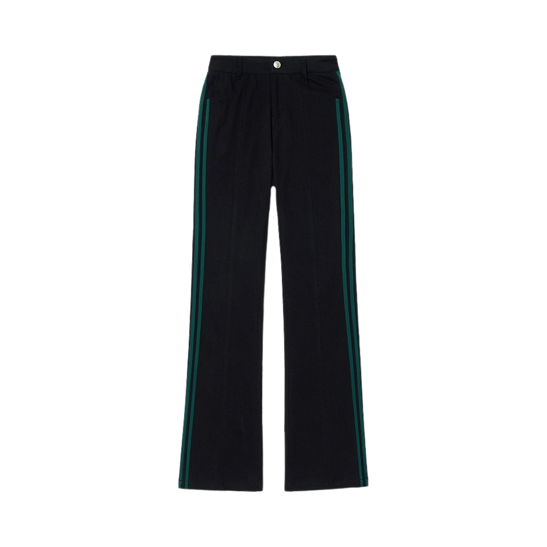 203_TIP THE IDENTITY PROJECT Women Stripe Bootcut Pants Black