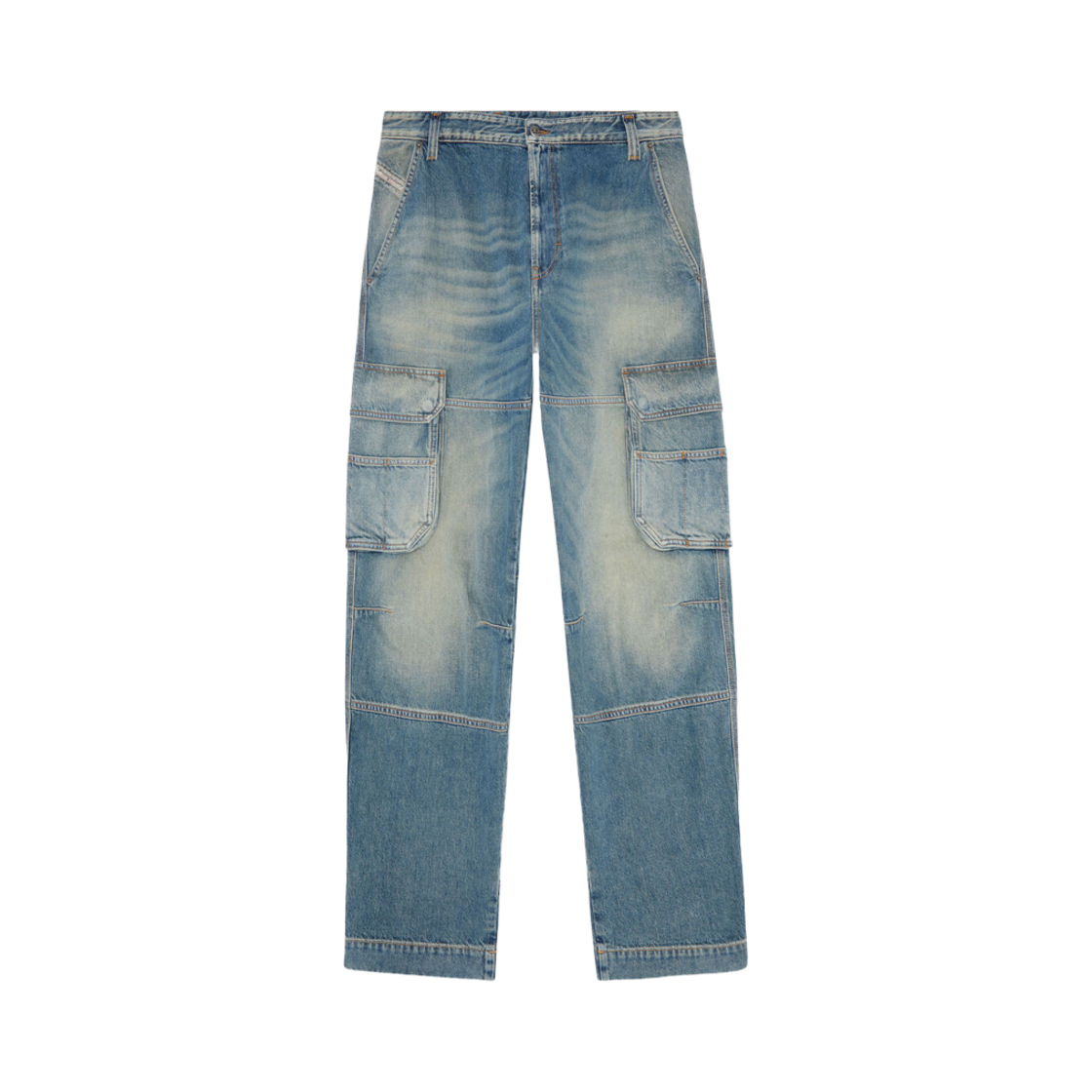 디젤 스트레이트 진 D-피쉬 라이트 블루(Diesel Straight Jeans D-Fish Light Blue) - 1